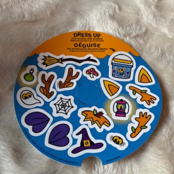 McDonald's Halloween Trick or Treat Blue Boo Bucket with Stickers 2024 New - Picture 5 of 10